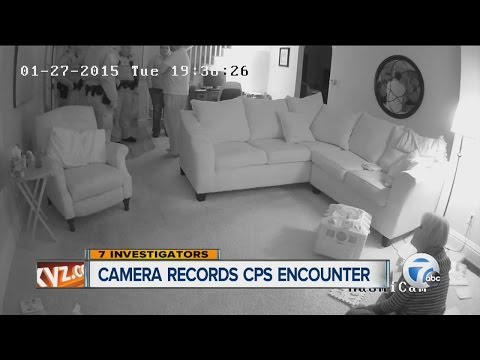 Camera records CPS encounter