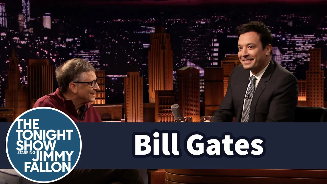 Bill Gates and Jimmy Fallon Drink Poop Water (2015)
