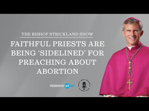 Faithful clergy who preach against abortion, moral issues are being ‘sidelined’