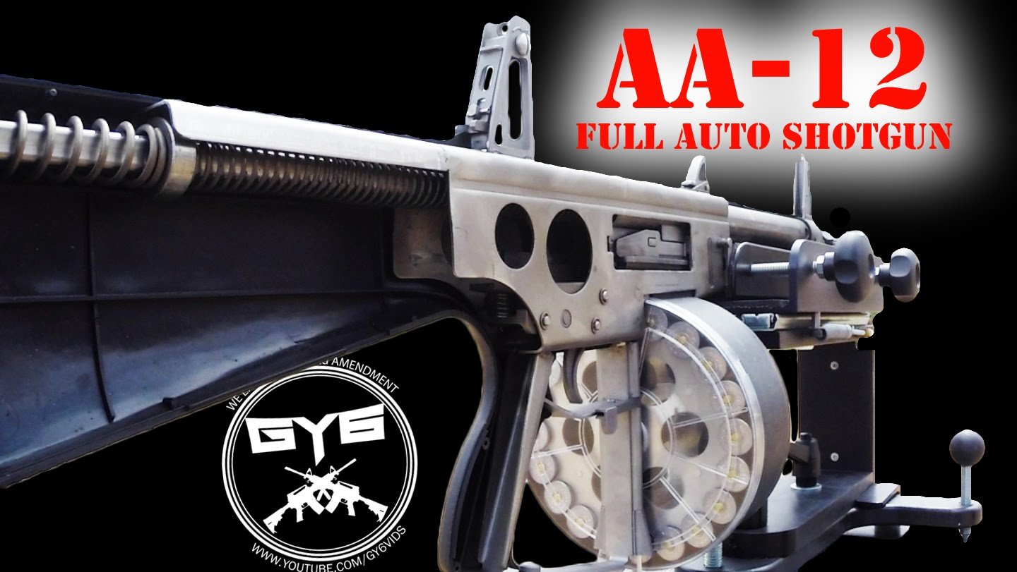 AA-12 Fully Automatic Shotgun--NEVER BEFORE SEEN LIKE THIS!