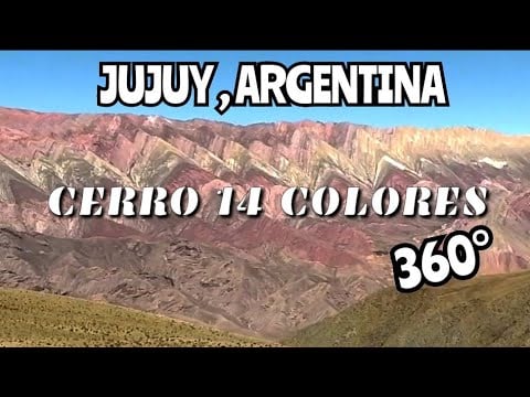 Así Se Ve El Cerro De los 14 Colores En 360 Grados,  Humaguaca , Jujuy, Argentina