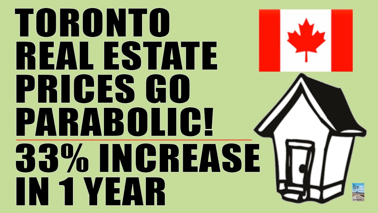 Toronto Real Estate Goes PARABOLIC! Banks Warn of Collapse After 33% Increase in 1 Year!