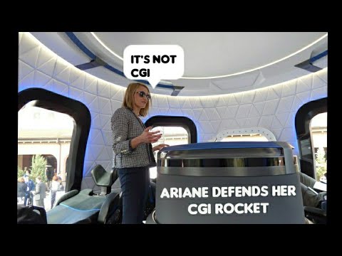 Flat Earth: Ariane defends her cgi rocket.