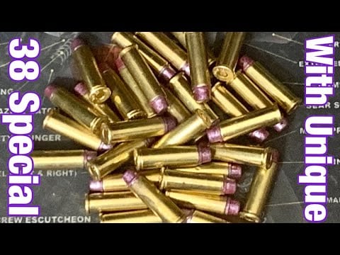Reloading 38 Special with Unique