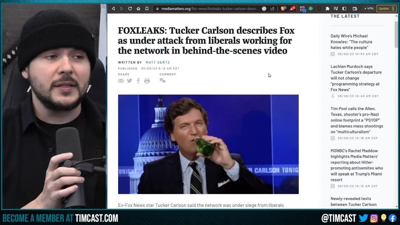 NEW LEAK Of Tucker Carlson BACKFIRES, Its Actually Hilarious And Tucker LOOKS GOOD