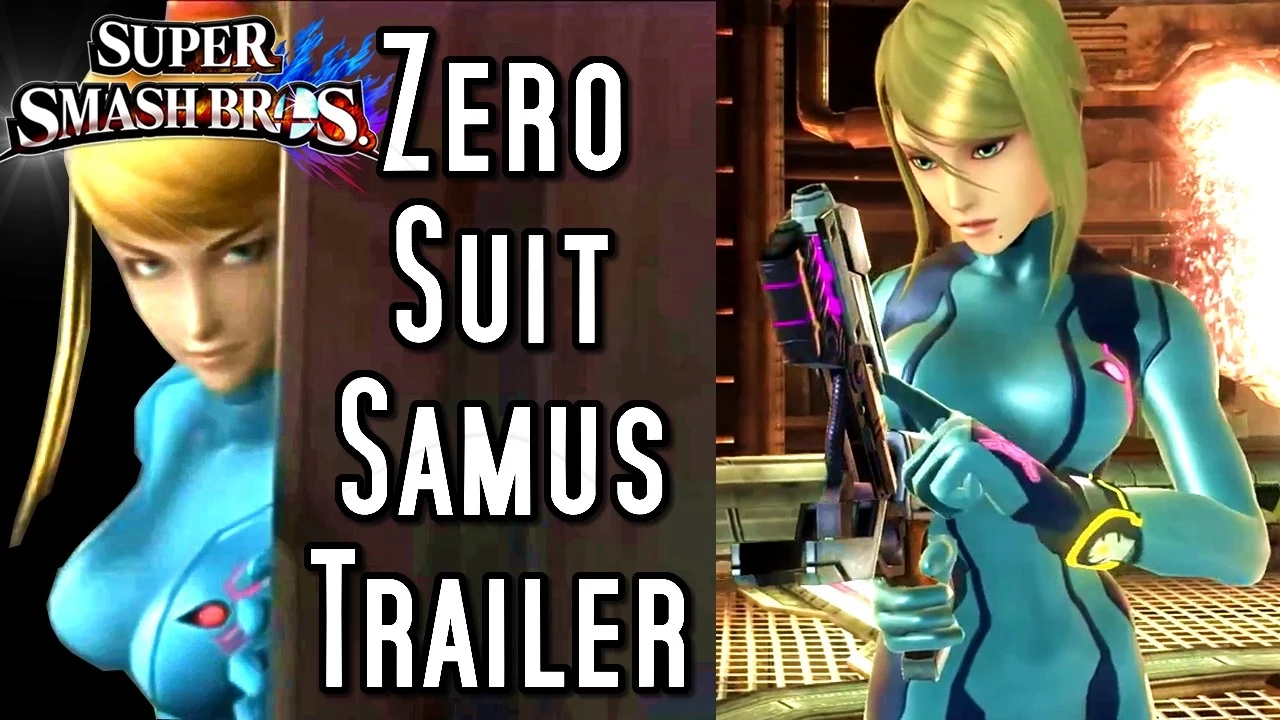 Super Smash Bros ZERO SUIT SAMUS Character Trailer