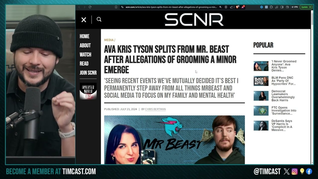 Mr Beast Trans Cast Member Grooming Scandal GETS CRAZIER, Former Employee Claims THERES MORE