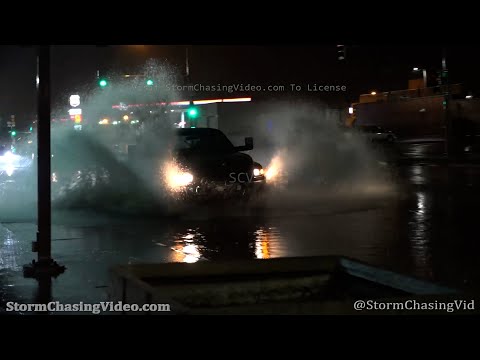 Overnight Storm Creates Street Flooding, Great Bend, KS  - 4/6/2021
