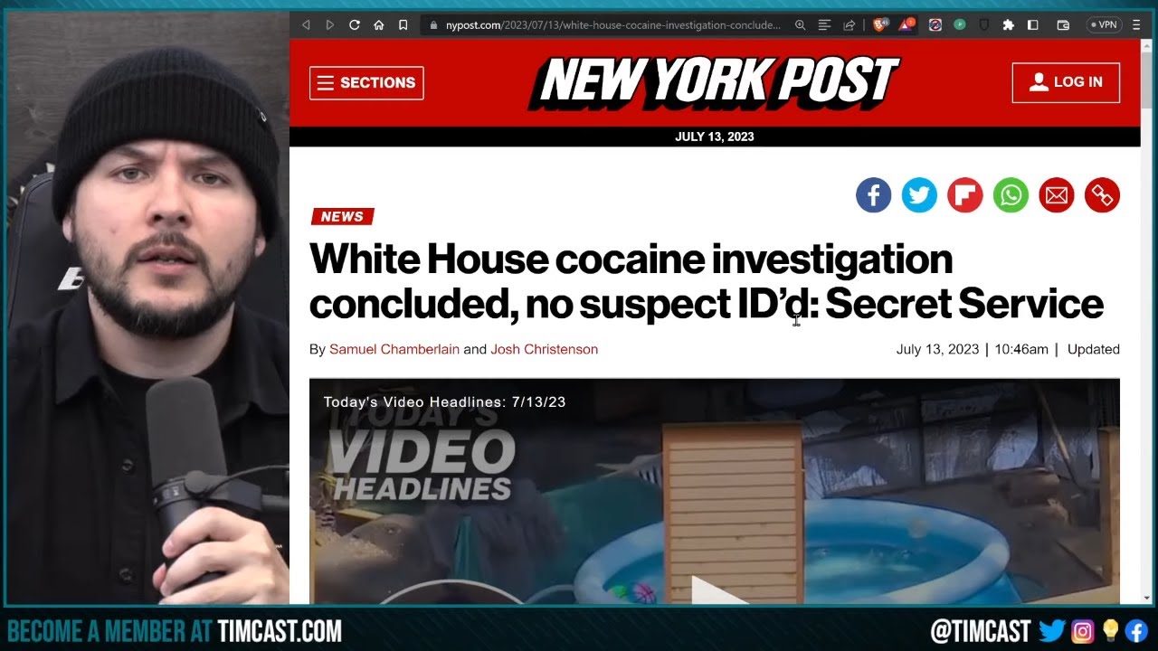 White House COKE Investigation OVER With NO SUSPECT, GOP SLAMS Feds For PROTECTING Hunter Biden