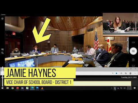 Volusia County School Board Jamie Haynes Questions Patricia Boswell Florida Department of Health