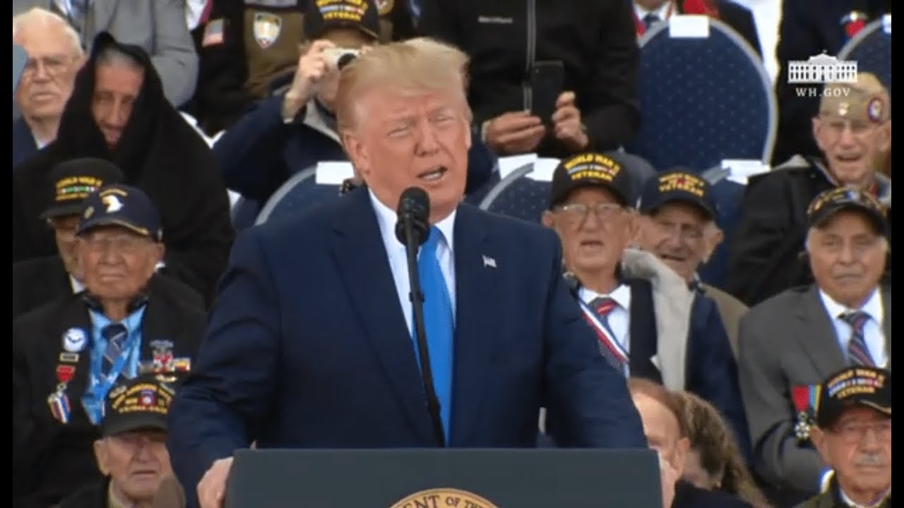 Trump Gives Amazing Speech For D-Day!