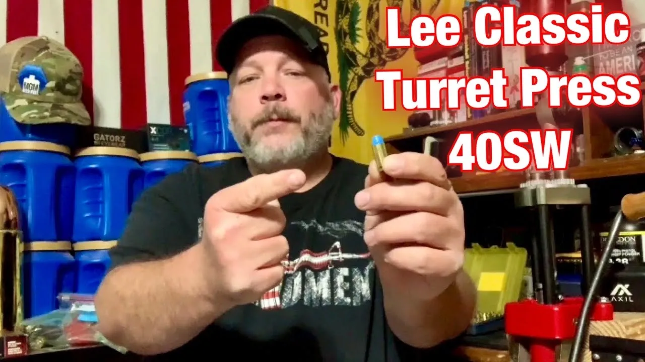 Reloading 40sw on the Lee Classic Turret Press