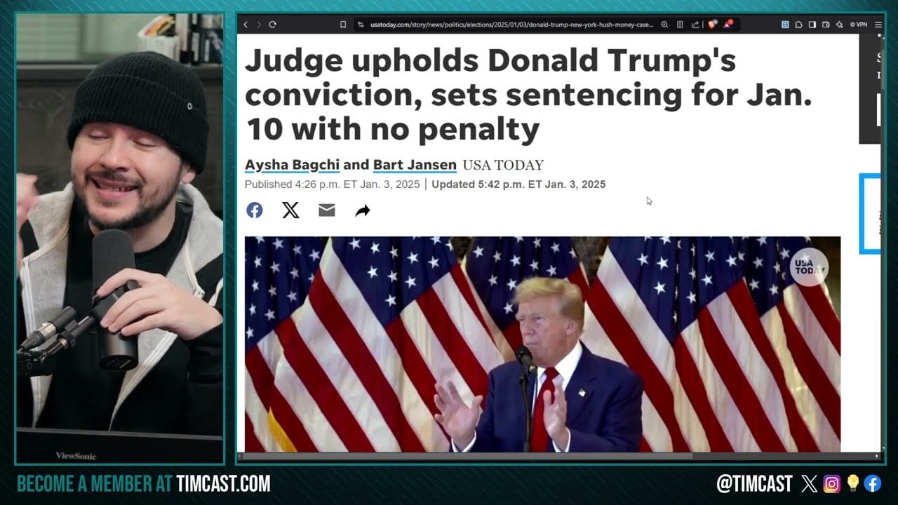 Democrats UPHOLD Trump Sentencing, Prison Could BLOCK His Inauguration?? Trump Files To QUASH