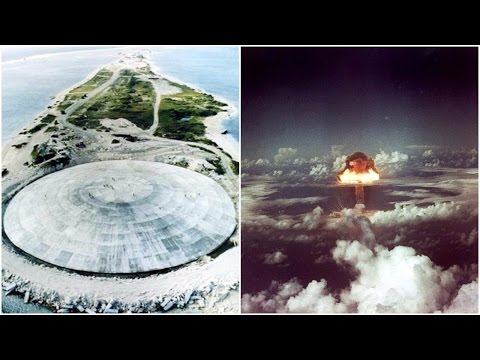 A Concrete Dome On The Runit Island Contains 111,000 Cubic Yards Of Radioactive Debris