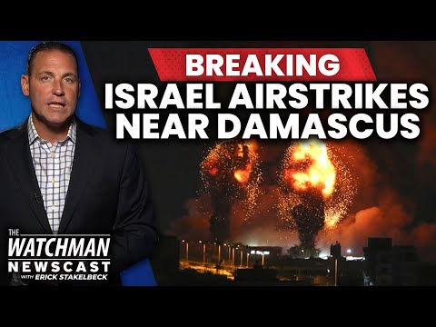 Israel AIRSTRIKES Target Iran Weapons Depot Near Damascus; Iran Nuclear ENDGAME? | Watchman Newscast