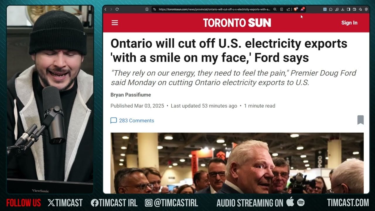 Canadian Politician THREATENS AMERICANS Over Trump Tariffs, Trudeau FURIOUS, Imposes Tariff On US