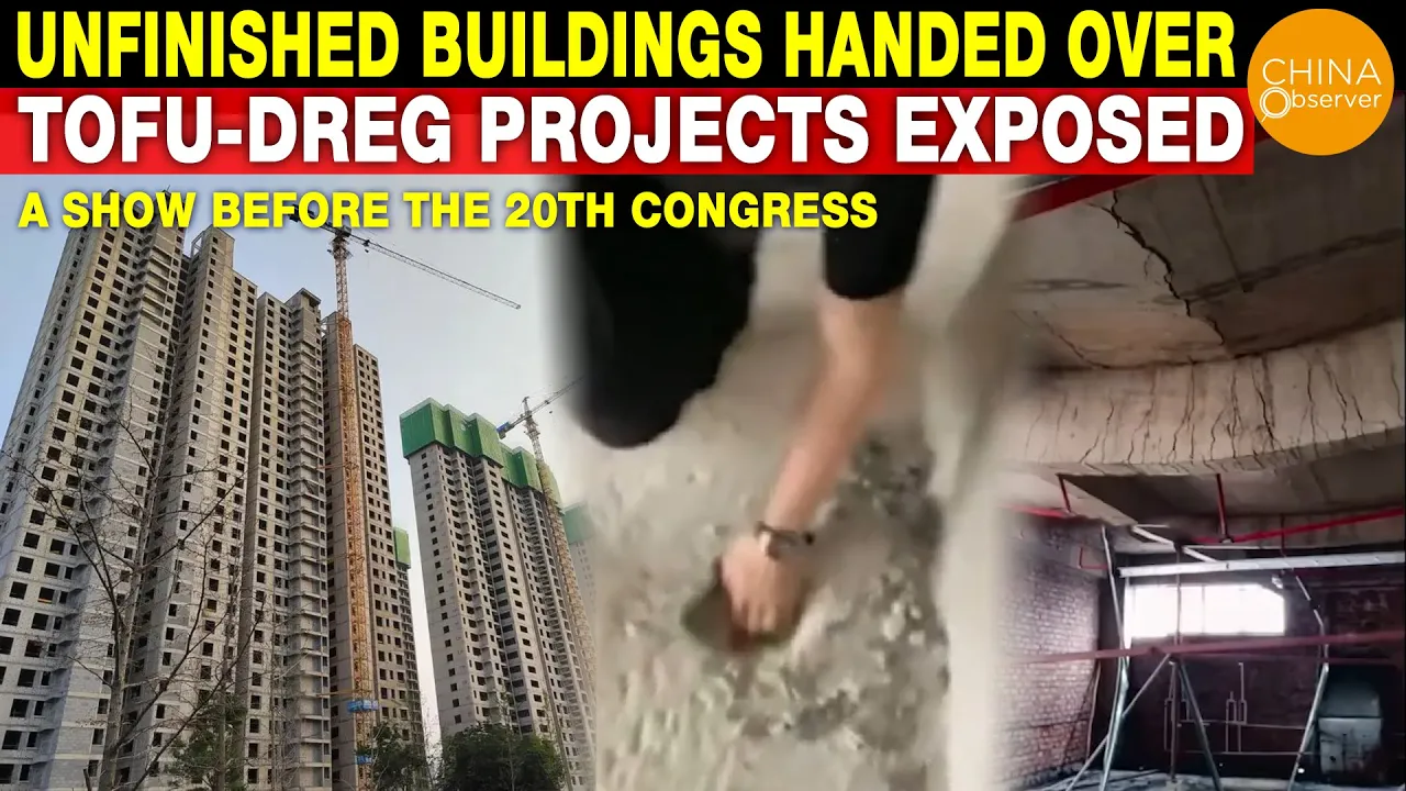 Unfinished Buildings Handed Over, Birth of Tofu-Dreg Projects | A Show Before the 20th Congress