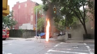 Manhole explosion compilation