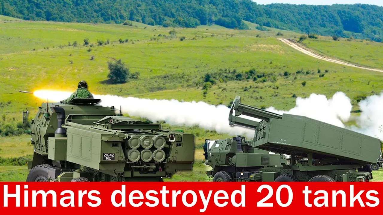 Ukraine for the first time used the American Himars on the occupiers - 20 tanks were destroyed