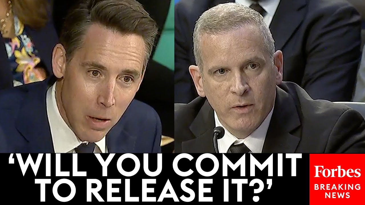 SHOCK MOMENT: FBI Official Admits Doc Alleging Biden Took $5 Million In Bribes Exists To Hawley