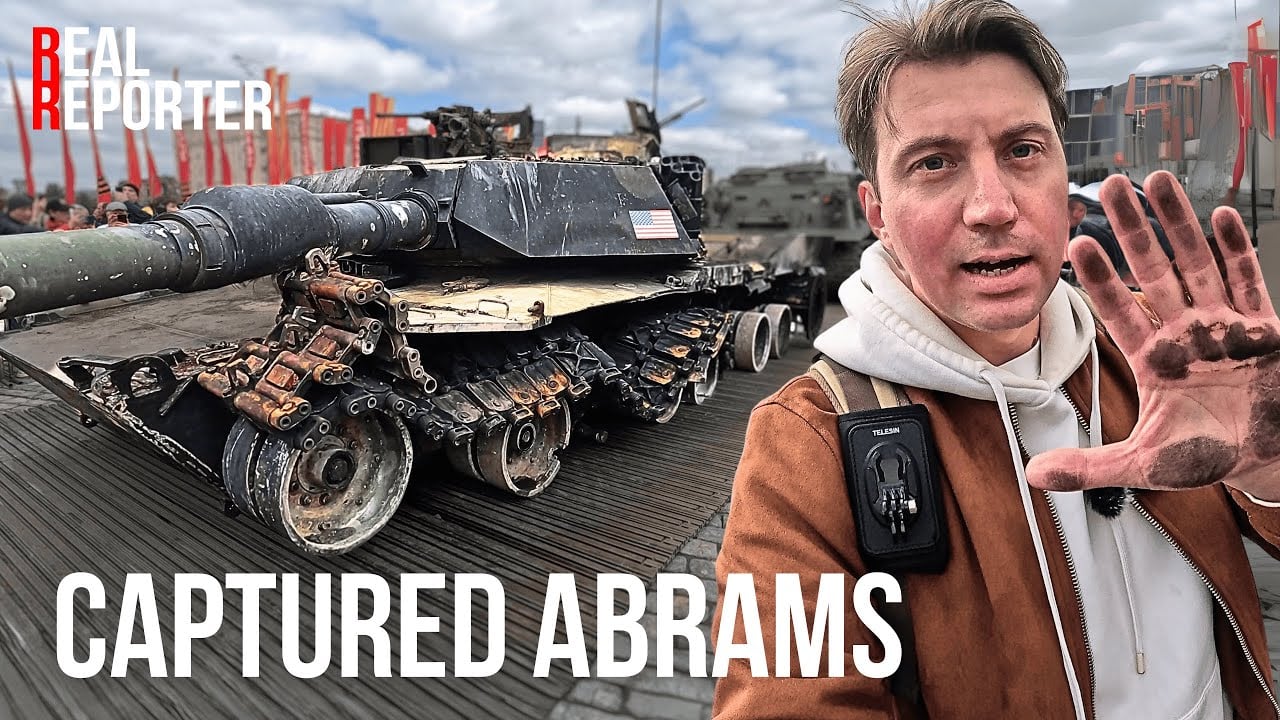 Up-Close Look at Captured Abrams and Leopard in Moscow