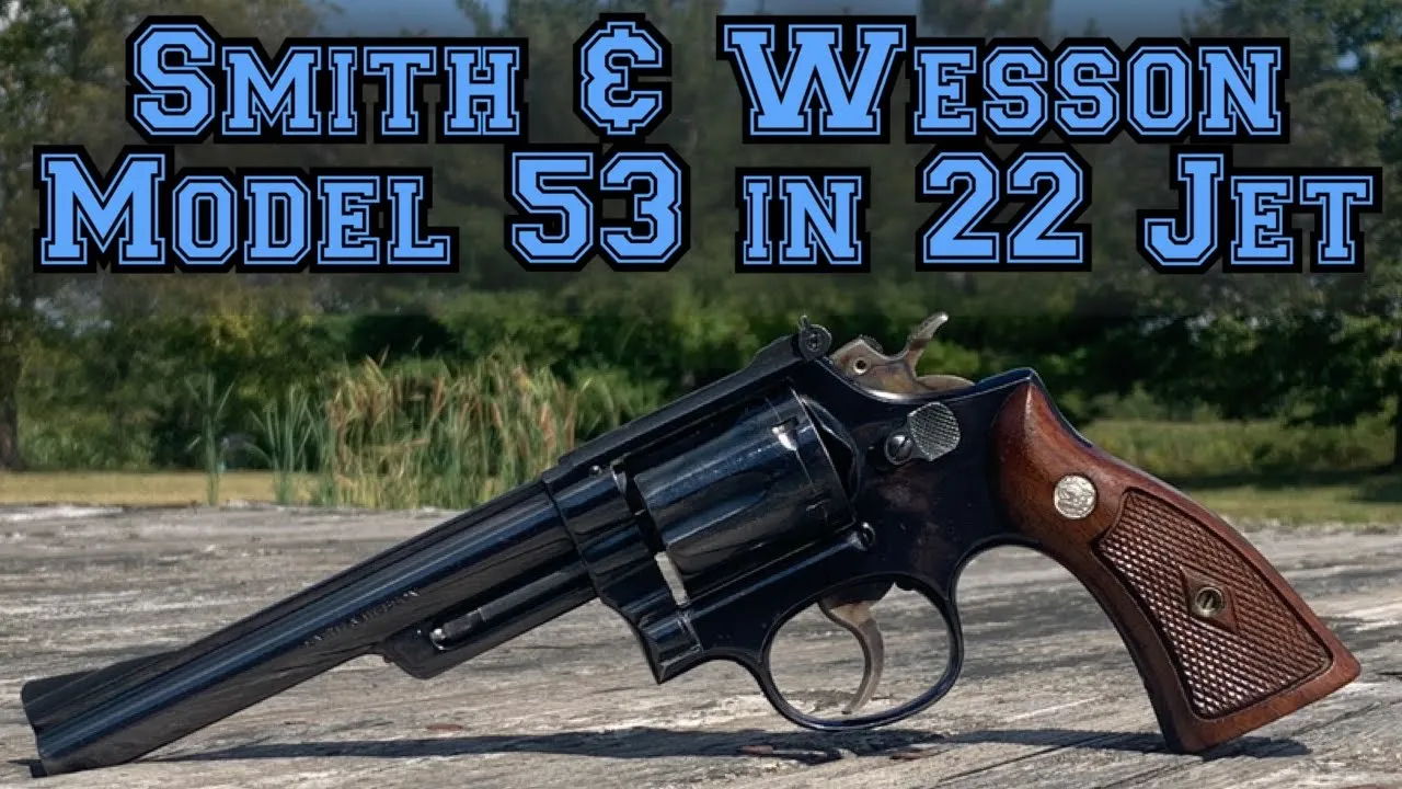 Smith & Wesson Model 53 Revolver in 22 Rem Jet