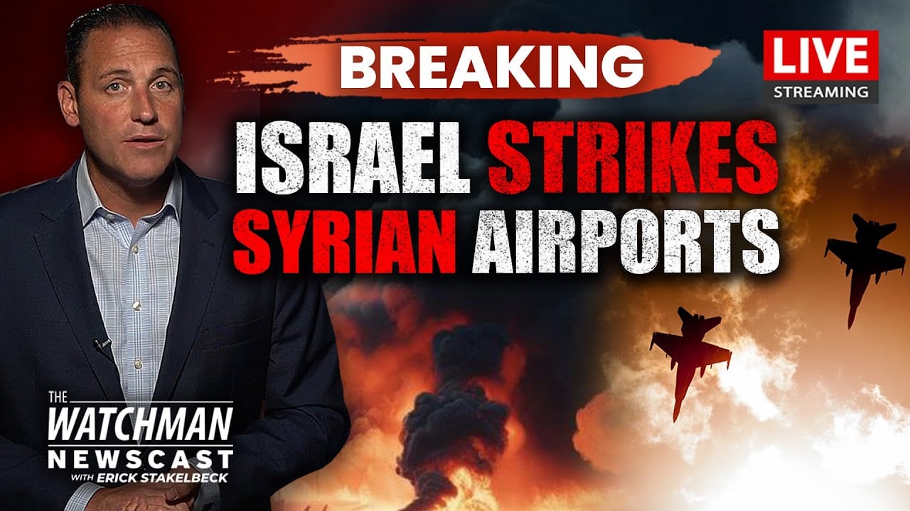 Israel Airstrikes CRIPPLE Syrian Airports; Netanyahu Vows To “CRUSH” Hamas | Watchman Newscast LIVE