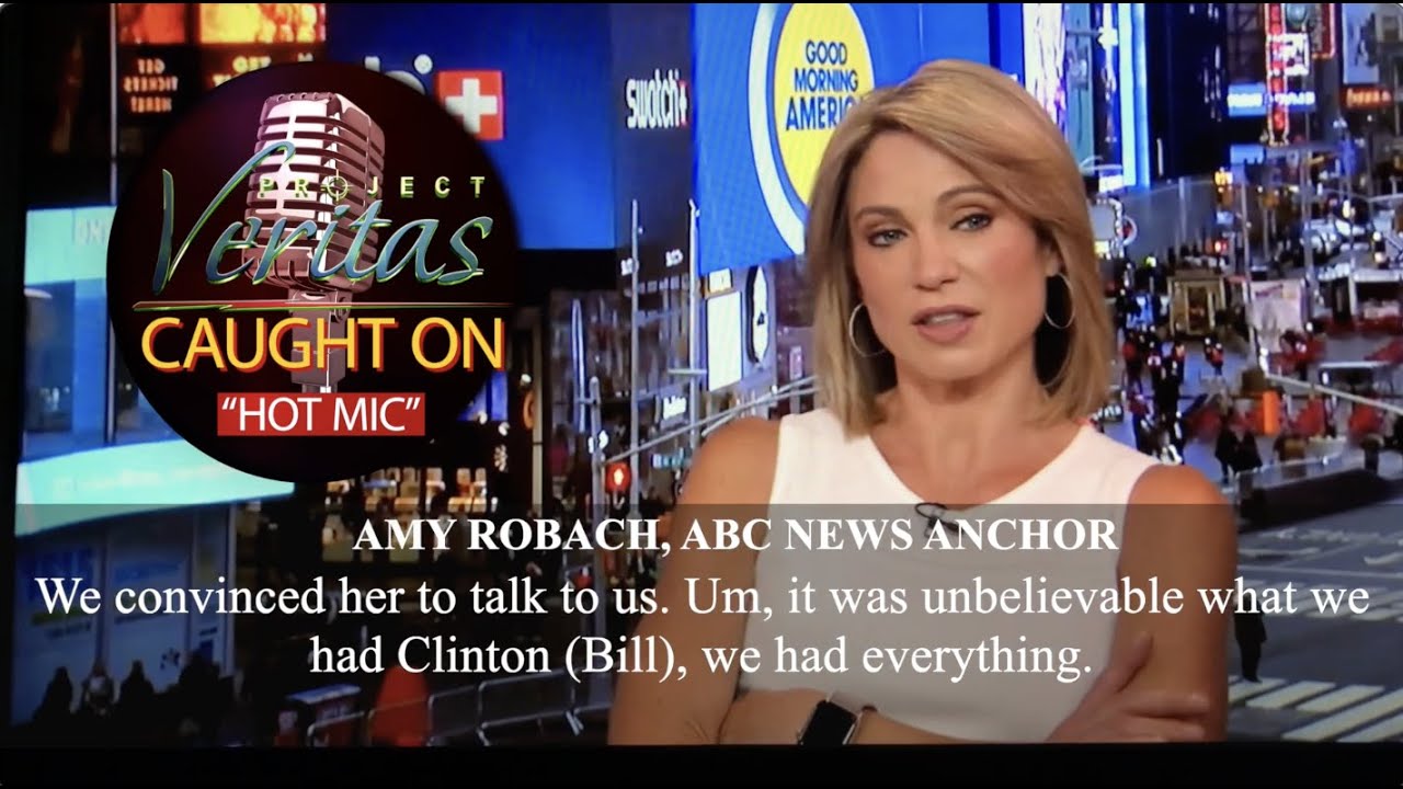 3 Years Ago, ABC's Amy Robach Was Caught On Hot Mic Exposing How Network Buried The Epstein Story