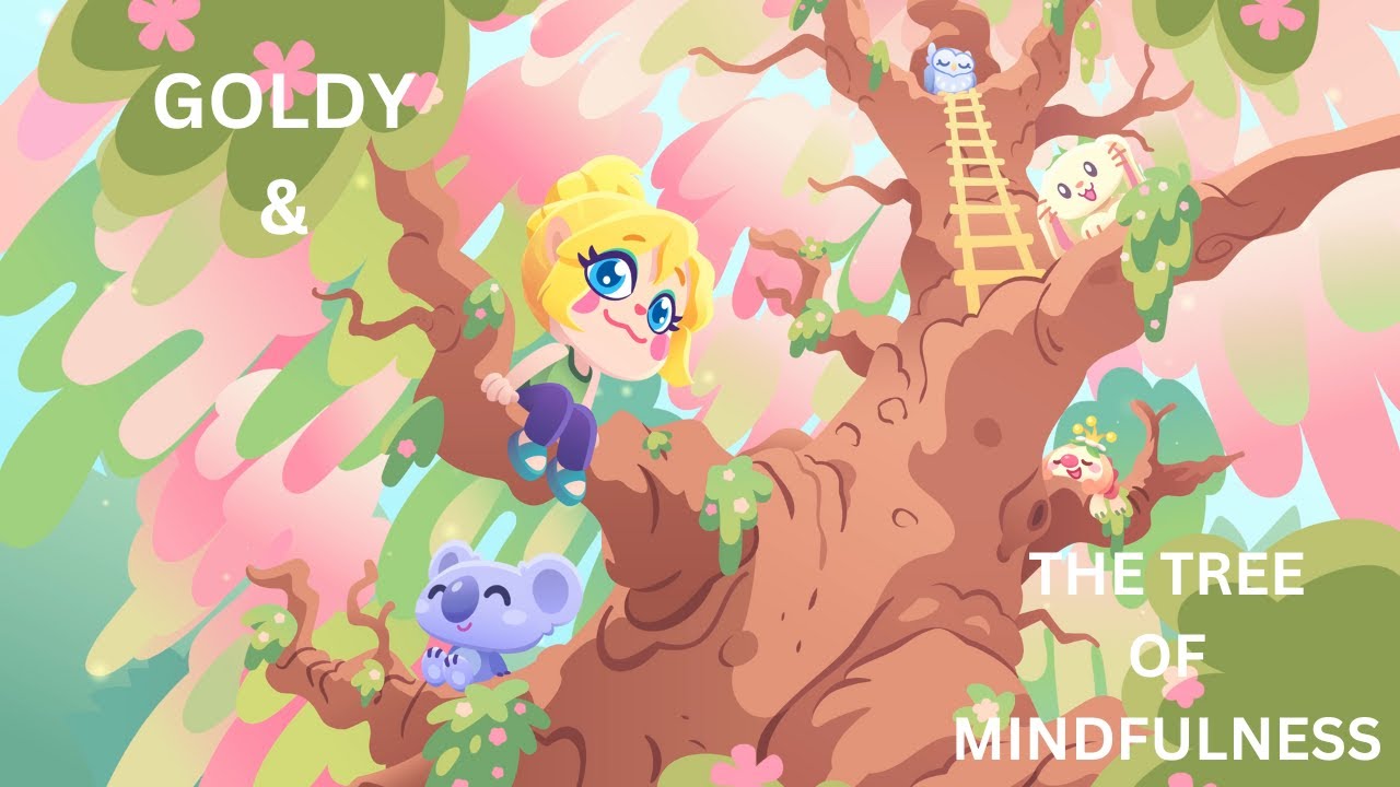Soothing Bedtime Stories for Kids – Goldie and the Tree of Mindfulness, video to help kids sleep