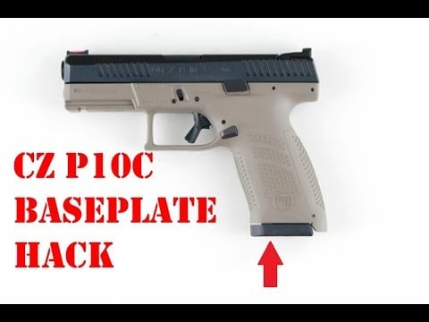 CZ P10C base plate hack