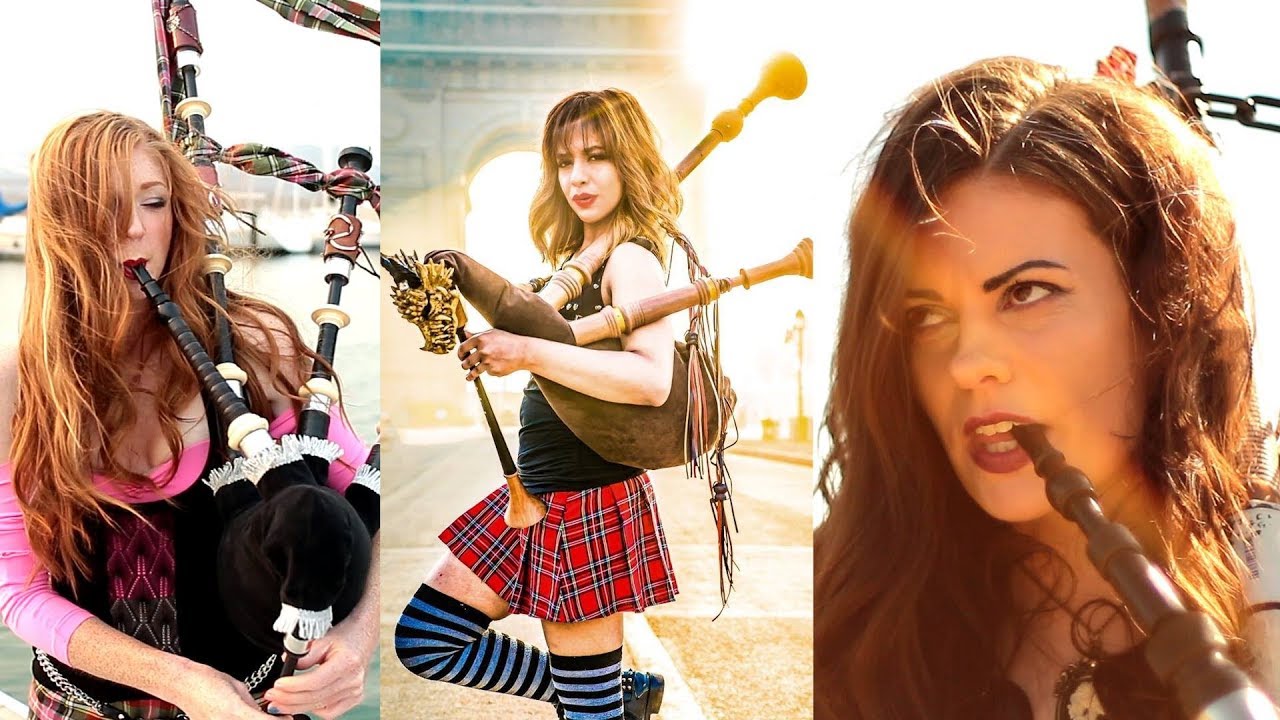 Shipping Up To Boston / Enter Sandman - Bagpipe Cover (Goddesses of Bagpipe)