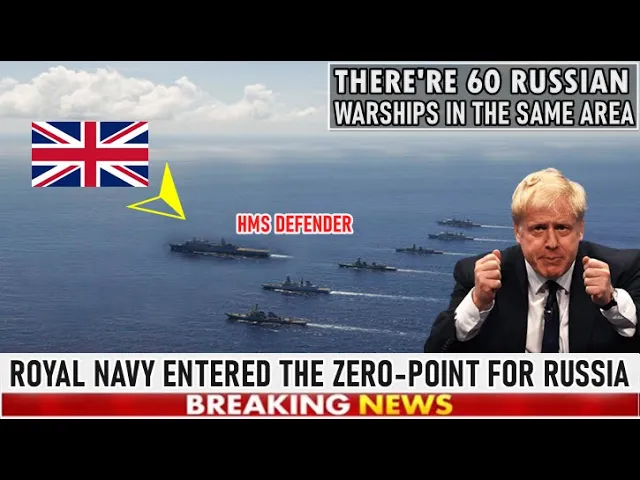 7 British Warships approaching the zero-point for Russian threat!