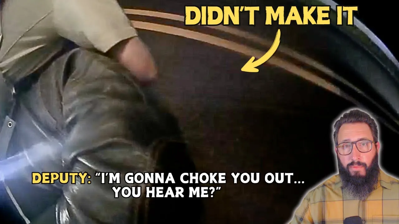Motorcyclist Gets Choked (to De@th) at Traffic Stop, Cops Pretend He OD'd | Busted by Bodycam
