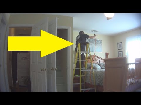 Homeowners Confront Repairman After A Hidden Camera Catches His Suspect Behavior