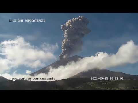 ظواهر وامطار غزيرة في فرنسا واسبانيا انفجارات جديدة لبركان بوبوكاتيبتل في المكسيك سبتمبر 2021