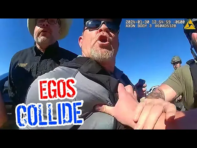 Dispute Between Sheriff And Police Turns Physical
