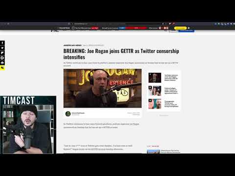 Joe Rogan Leads EXODUS Off Twitter To GETTR After Banning Of Dr. Robert Malone And Censorship