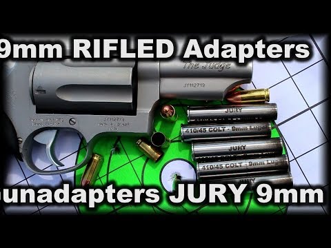 NEW Rifled 9mm Taurus Judge adapters by Gunadapters JURY Series