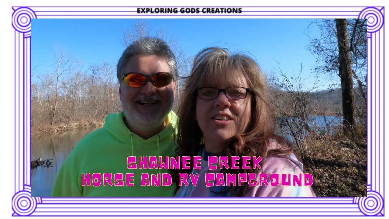 video review shawnee creek campground located in Eminence Missouri, camping in our popup camper