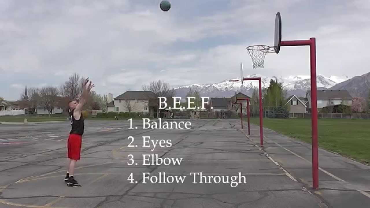 How to Shoot Free Throws (Side View)