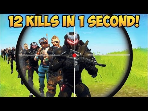 12 KILLS IN 1 SECOND?! - Fortnite Funny Fails and WTF Moments! #206 (Daily Moments)
