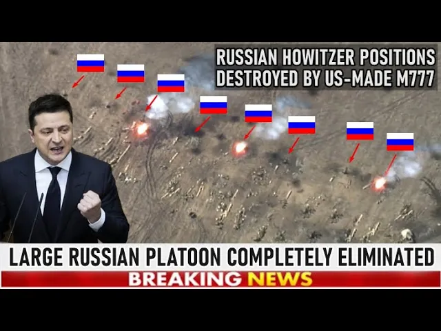 Impossible mission: Russian artillery positions BLOWN UP by Ukrainian M777!