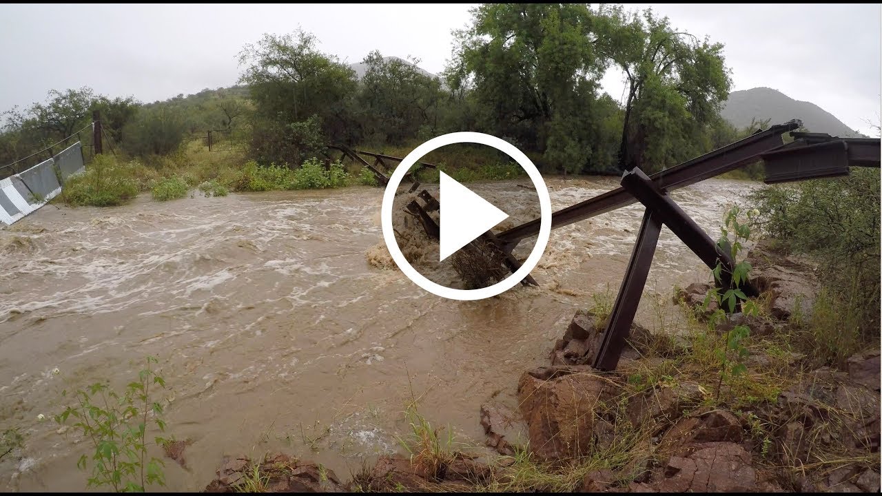 Mexico Border Nearly Washes Away in Flood - BuildTheWallTV