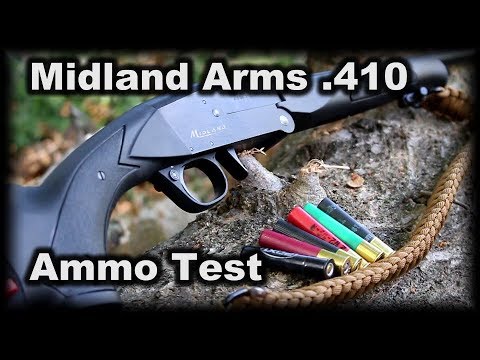 Midland Arms 410 Testing Various Ammo