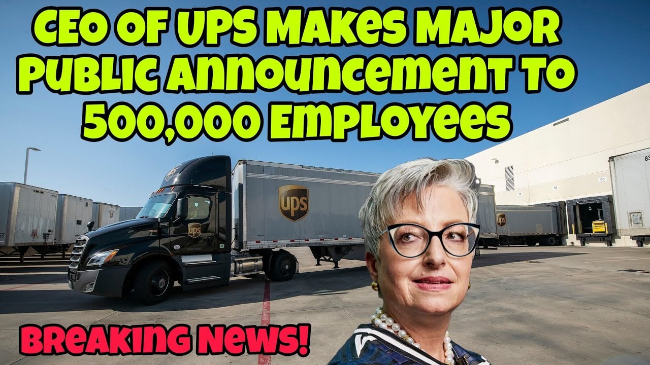 CEO Of UPS Makes Major Public Announcement To 500,000 Employees 🤯 ( Mutha Trucker News )