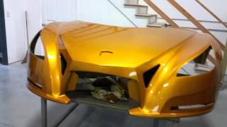 Home Built Car Project UPDATE DOGHOUSE PAINTED