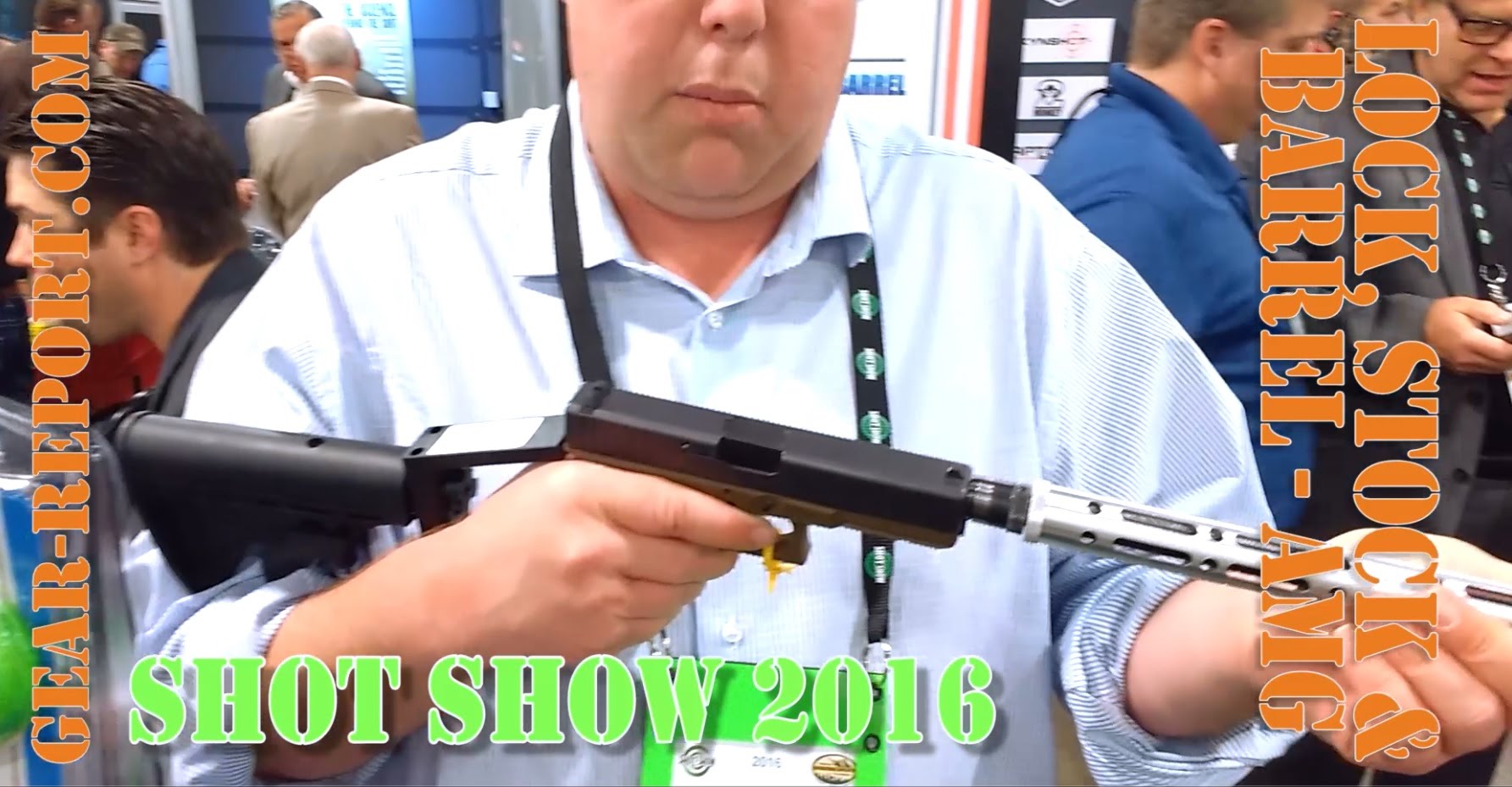 AMG Lock Stock and Barrel Glock Carbine Kit - SHOT Show 2016 - Gear-Report.com