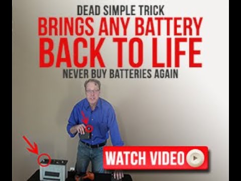 How To Recondition Old Batteries & Save Money