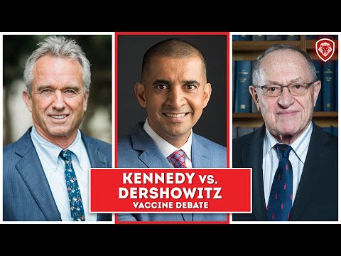 Heated Vaccine Debate - Kennedy Jr. vs Dershowitz