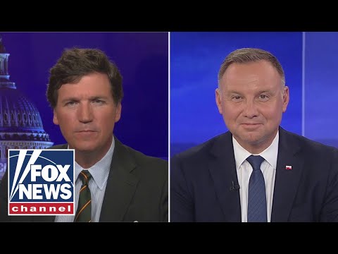 Tucker is joined by Polish president for 'bombshell' exclusive interview